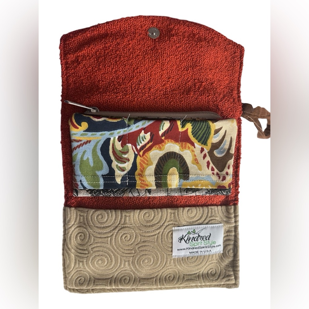 Bohemian Patchwork Clutch Organizer by Kindred Spirit‎ Style